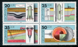 DDR 1980 Geophysics MNH / **.  Michel  2557-60 - Unused Stamps