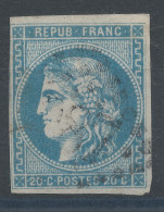 Lot N°79927   N°46B, Oblitéré GC - 1870 Bordeaux Printing
