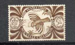 Nlle CALEDONIE N° 230   NEUF AVEC CHARNIERE COTE  0.25€   OISEAUX SERIE DE LONDRES - Nuevos