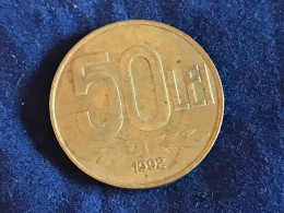 Münze Münzen Umlaufmünze Rumänien 50 Lei 1992 - Roumanie