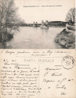 30 Roquemaure Pont D' Orange Sur Le Rhone CPA Cachet Convoyeur Le Teil à Nimes 1916 - Roquemaure