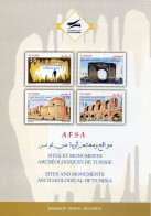 Flyer-Archeological Sites And Monuments Of Tunisia (3 Languages Arabic-French-English) 3 Scans - Archéologie