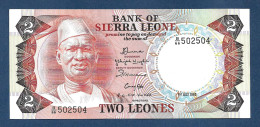 Sierra Leone 2 Leones 1983 Scarce Date P6f UNC- - Sierra Leone