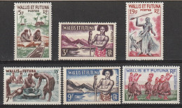 Wallis Et Futuna Aspects Des Iles Polynésien Fabrication Confection Danseuses Danse Neufs** N°157/158B - Ungebraucht