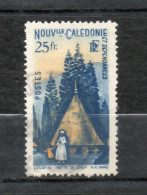 Nlle CALEDONIE N° 277   OBLITERE COTE 4.50€     HUTTE DE CHEF  MAISON - Oblitérés