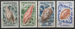 Wallis Et Futuna Faune Coquillages N°162/164-167 *neuf Charnière Et Oblitéré - Ongebruikt