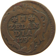 NETHERLANDS ZEELAND DUIT 1790  #c081 0037 - Provincial Coinage