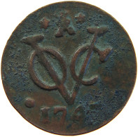 NETHERLANDS ZEELAND DUIT 1745  #s018 0277 - Provincial Coinage