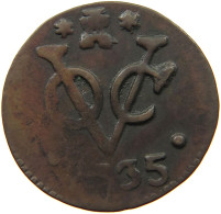 NETHERLANDS ZEELAND DUIT 1735  #s036 0545 - Monnaies Provinciales