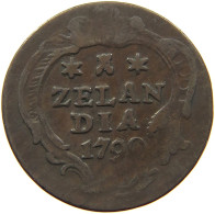 NETHERLANDS ZEELAND DUIT 1790  #s008 0045 - Monedas Provinciales