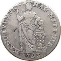 NETHERLANDS WEST FRIESLAND GULDEN 1793  #t120 0191 - Provincial Coinage