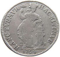 NETHERLANDS OVERIJSSEL GULDEN 1764  #t119 0031 - Monnaies Provinciales