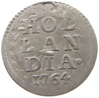 NETHERLANDS HOLLAND STUIVER 1764  #t156 0197 - Monete Provinciali