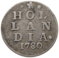 NETHERLANDS HOLLAND 2 STUIVERS 1780  #t156 0117 - Provinzen