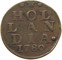 NETHERLANDS HOLLAND DUIT 1780  #t113 0261 - Provinzen