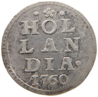 NETHERLANDS HOLLAND STUIVER 1760  #t112 0287 - Provinzen