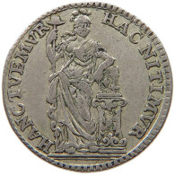 NETHERLANDS HOLLAND 1/4 GULDEN 1759  #t111 1103 - Provincial Coinage