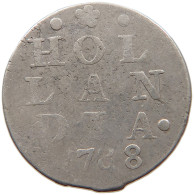 NETHERLANDS HOLLAND 2 STUIVERS 1788  #s031 0183 - Provinciale Munten