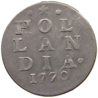 NETHERLANDS HOLLAND 2 STUIVERS 1770  #c032 0341 - Provinzen