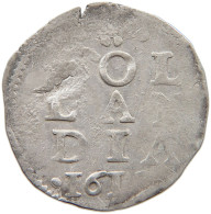 NETHERLANDS HOLLAND 2 STUIVERS 161.  #c004 0225 - Provincial Coinage