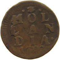 NETHERLANDS HOLLAND DUIT 1702  #a085 0251 - Provincial Coinage