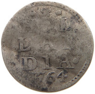 NETHERLANDS HOLLAND STUIVER 1764  #a033 0155 - Provincial Coinage