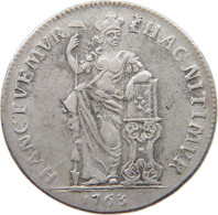 NETHERLANDS GELDERLAND GULDEN 1763  #t120 0189 - Provincial Coinage