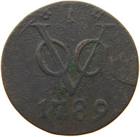NETHERLANDS GELDERLAND DUIT 1789  #t110 0081 - Monnaies Provinciales