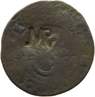 MOZAMBIQUE REIS  MOZAMBIQUE COPPER REIS COUNTERMARKED MR VERY RARE #t059 0385 - Mozambique