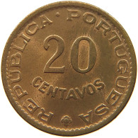 MOZAMBIQUE 20 CENTAVOS 1961  #t059 0417 - Mozambico