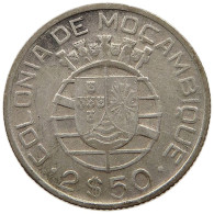 MOZAMBIQUE 2 1/2 ESCUDOS 1950  #t059 0433 - Mozambico