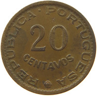 MOZAMBIQUE 20 CENTAVOS 1961  #s078 0903 - Mosambik