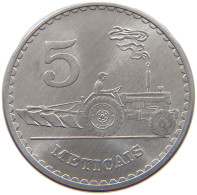 MOZAMBIQUE 5 METICAIS 1982  #s068 0563 - Mosambik