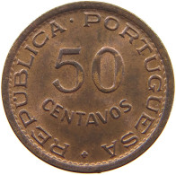 MOZAMBIQUE 50 CENTAVOS 1957  #s062 0283 - Mosambik