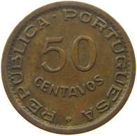 MOZAMBIQUE 50 CENTAVOS 1957  #s051 0605 - Mozambique