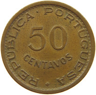 MOZAMBIQUE 50 CENTAVOS 1957  #s012 0289 - Mosambik