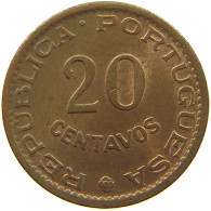 MOZAMBIQUE 20 CENTAVOS 1961  #s012 0189 - Mosambik