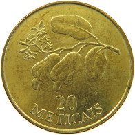 MOZAMBIQUE 20 METICAIS 1994  #c032 0873 - Mozambico