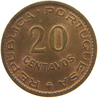 MOZAMBIQUE 20 CENTAVOS 1961  #c016 0561 - Mosambik