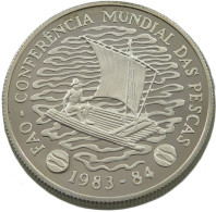 MOZAMBIQUE 50 METICAIS 1983 SILVER PROOF PATTERN THICKER 600 MINTED #alb032 0065 - Mozambico
