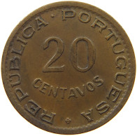 MOZAMBIQUE 20 CENTAVOS 1950  #a093 0477 - Mosambik