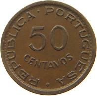 MOZAMBIQUE 50 CENTAVOS 1957  #a093 0469 - Mozambico