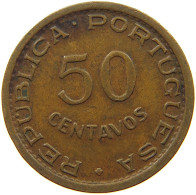 MOZAMBIQUE 50 CENTAVOS 1957  #a093 0471 - Mosambik