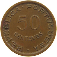 MOZAMBIQUE 50 CENTAVOS 1957  #a067 0001 - Mosambik