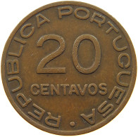 MOZAMBIQUE 20 CENTAVOS 1936  #a036 0829 - Mosambik