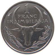 MADAGASCAR FRANC 1965 ESSAI  #alb065 0007 - Madagaskar