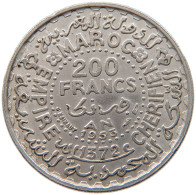 MOROCCO 200 FRANCS 1953  #t162 0117 - Maroc