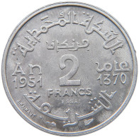 MOROCCO 2 FRANCS 1951 MOROCCO 2 FRANCS 1951 ESSAI #t080 0425 - Maroc