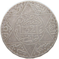 MOROCCO 5 DIRHAMS 1321 Abdelaziz (1894-1908) #t011 0479 - Maroc