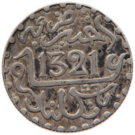 MOROCCO 1/2 DIRHAM 1321  #s017 0203 - Maroc